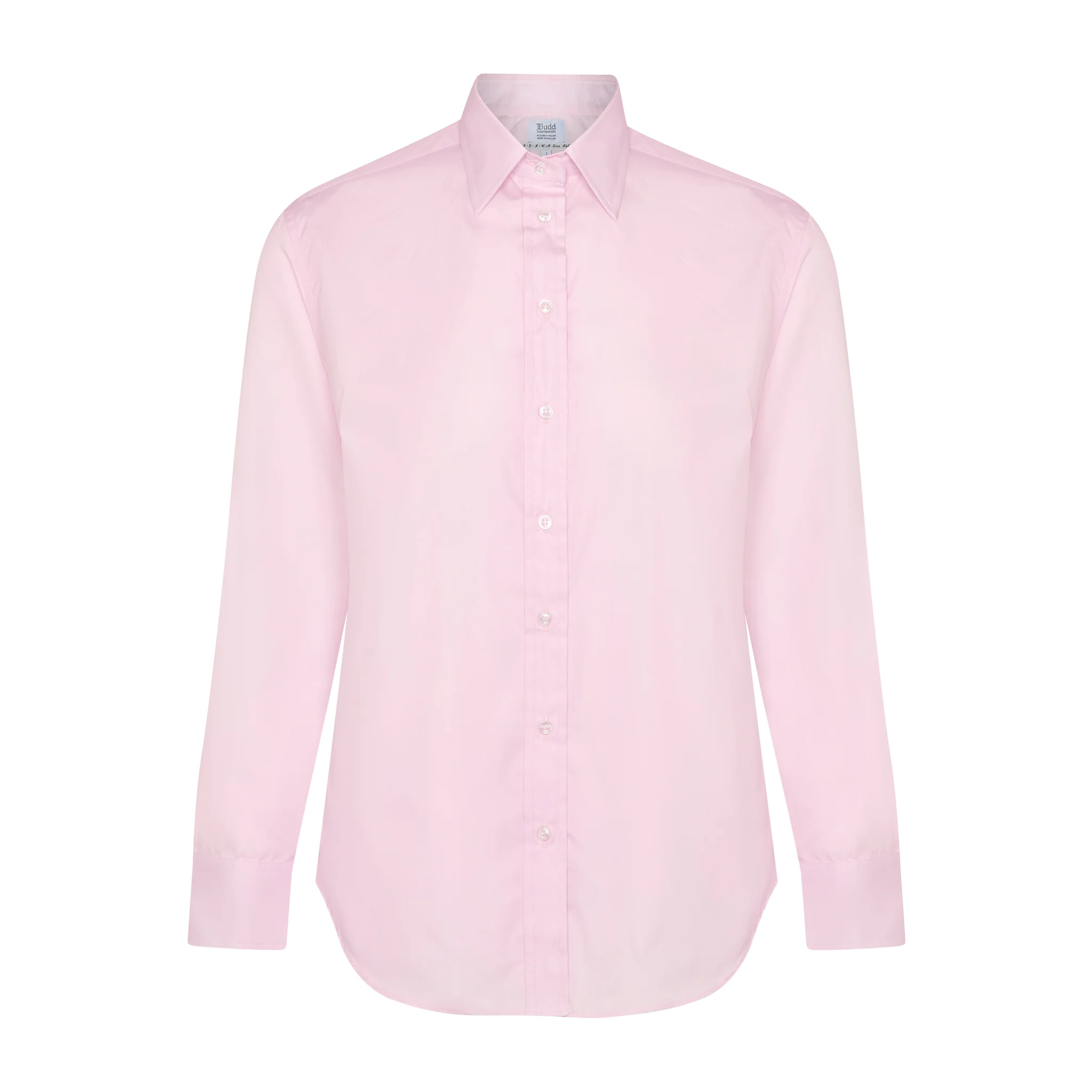 Buddette Sea Island Cotton Button Cuff Shirt in Pink