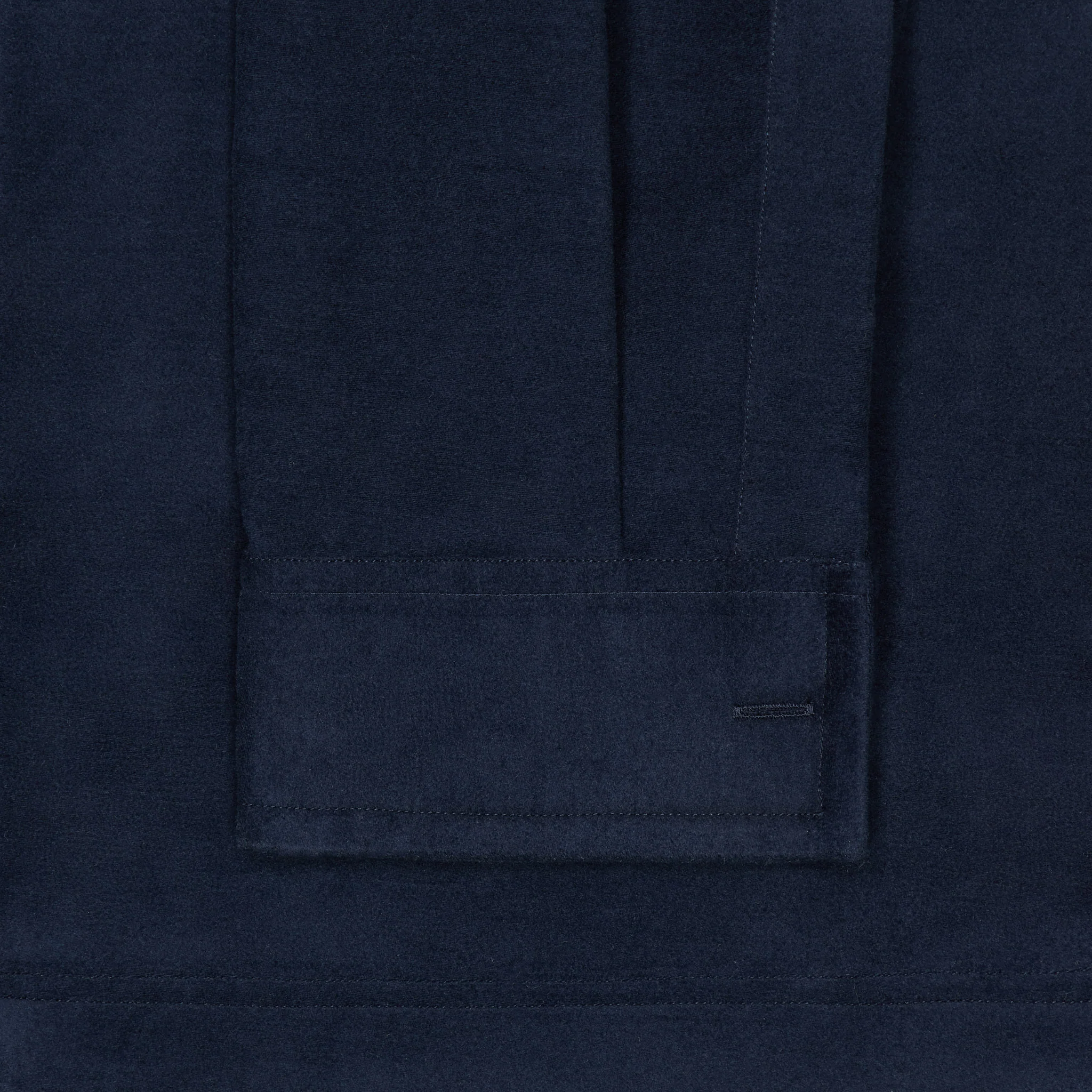 Casual Fit Moleskin Overshirt in Navy - Image 7