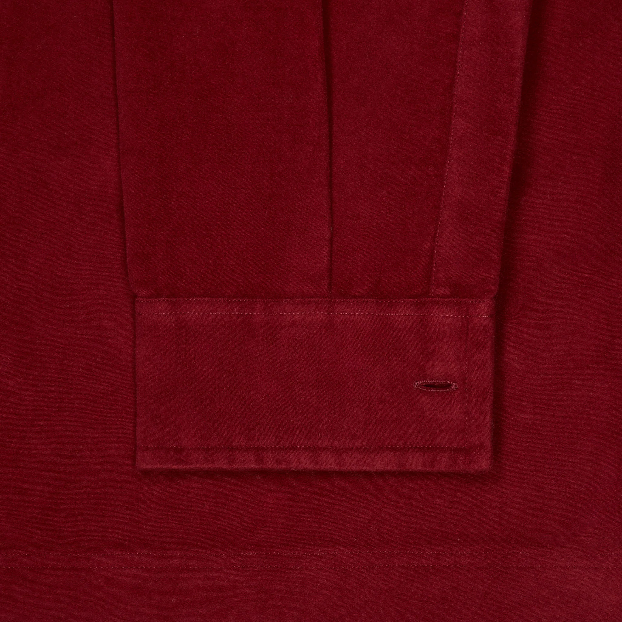 Casual Fit Moleskin Overshirt in Wine - Image 5