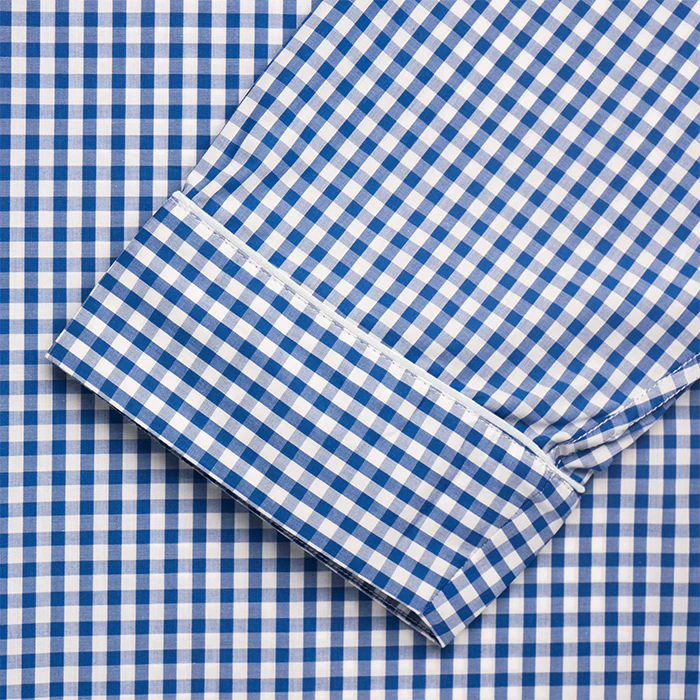 Check Batiste Nightshirt in Royal - Image 3