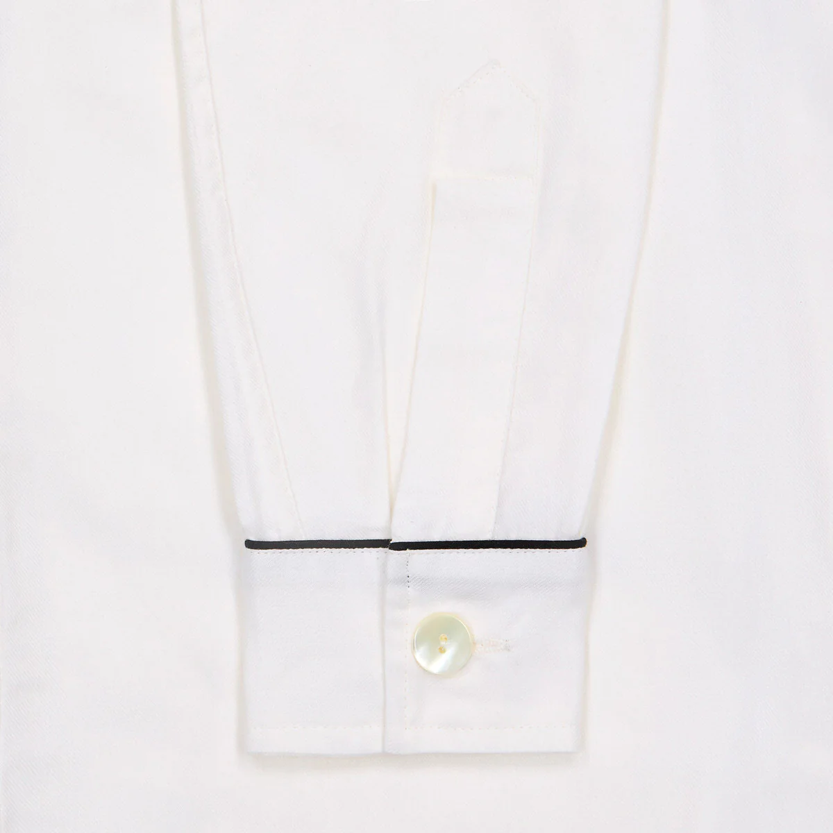 Cotton and Cashmere Ladies Pyjamas in Cream - Image 2
