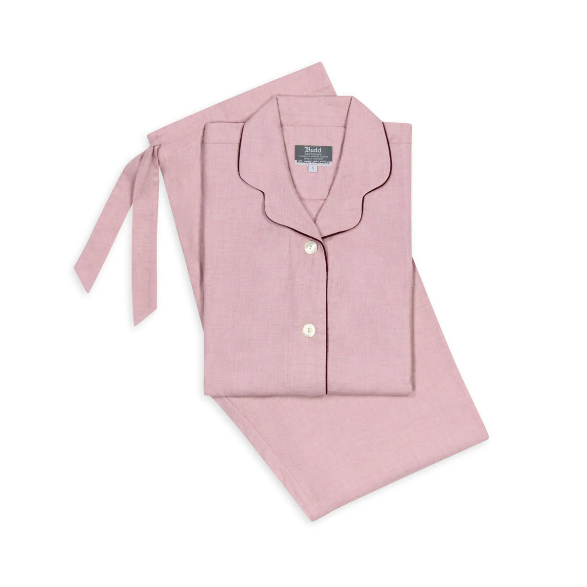 Cotton and Cashmere Ladies Pyjamas in Pink