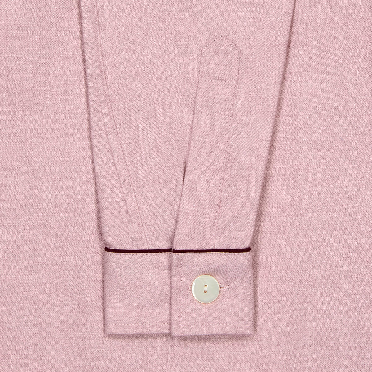 Cotton and Cashmere Ladies Pyjamas in Pink - Image 2