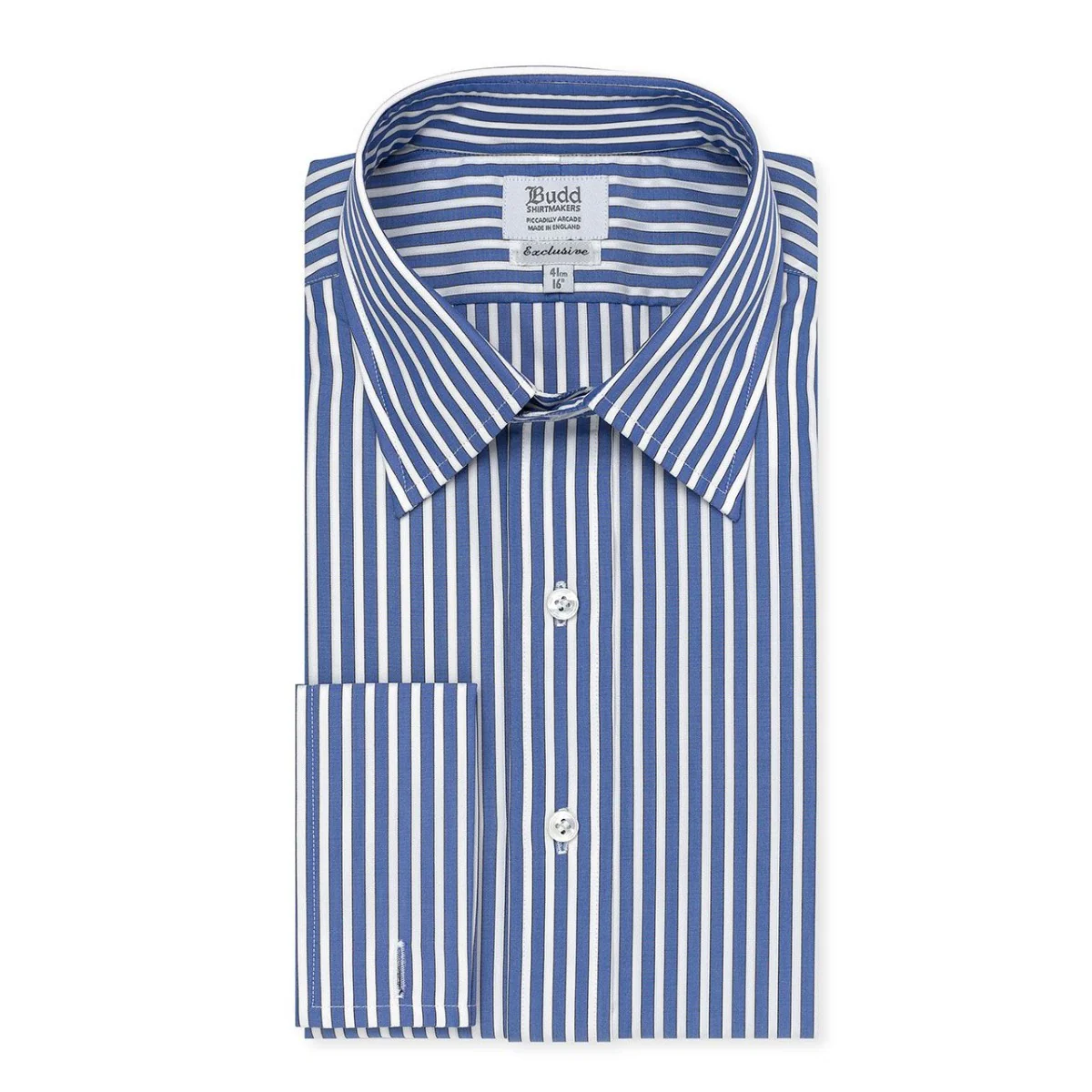 Exclusive Budd Stripe in Edwardian Blue - Image 3