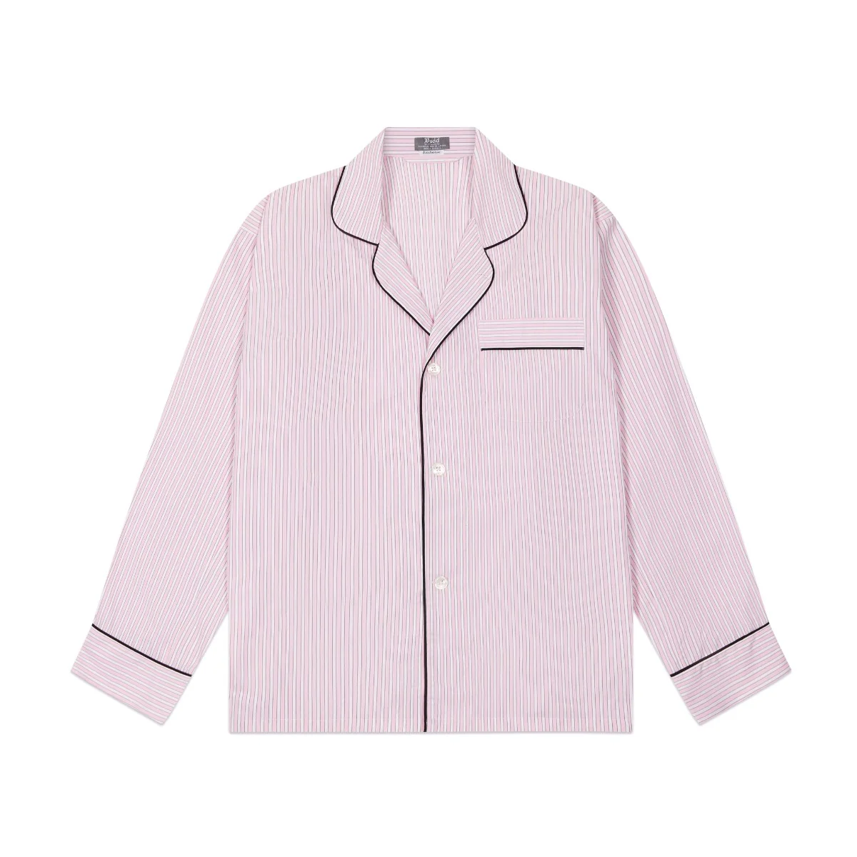 Exclusive Budd Stripe Pyjamas in Pink - Image 3