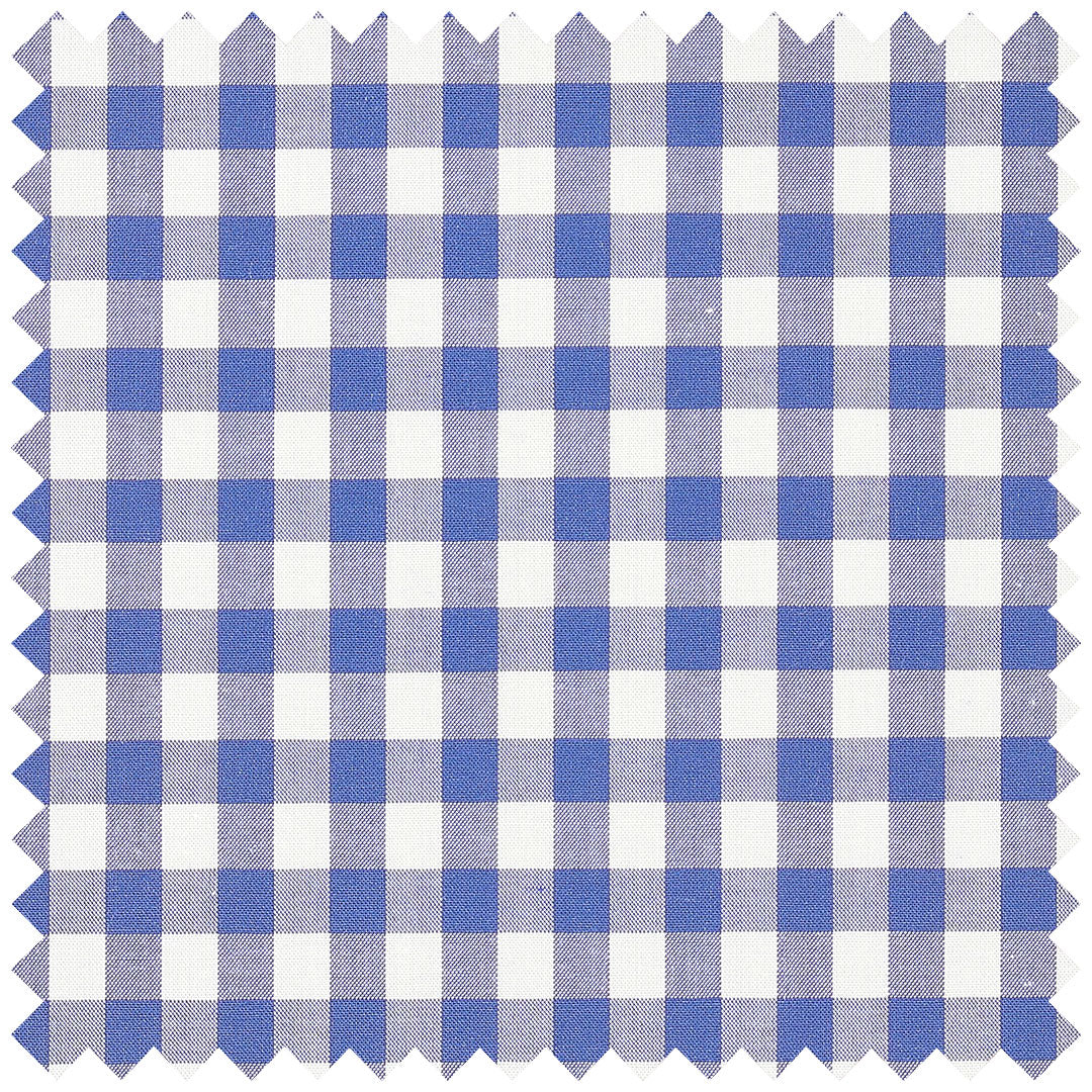 Gingham Check in Royal Blue