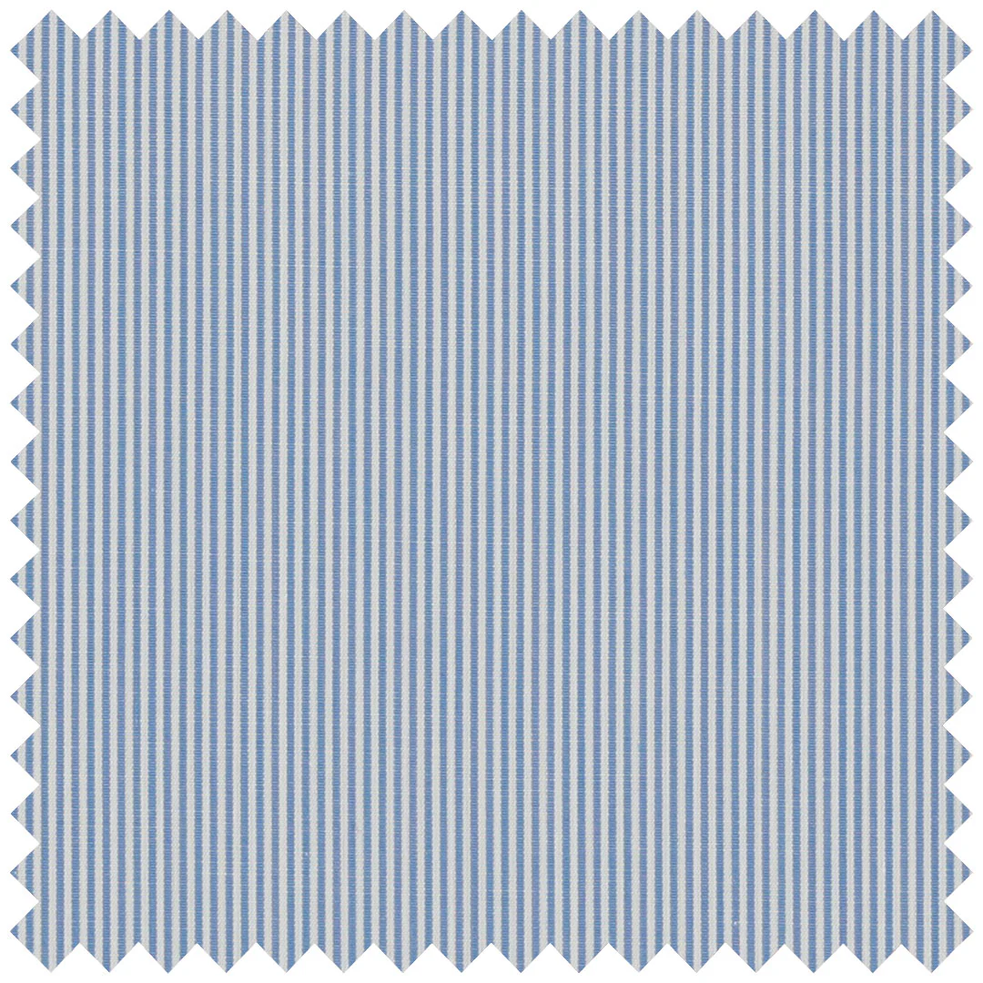 Loro Piana Royal Blue Hairline Stripe - Image 2