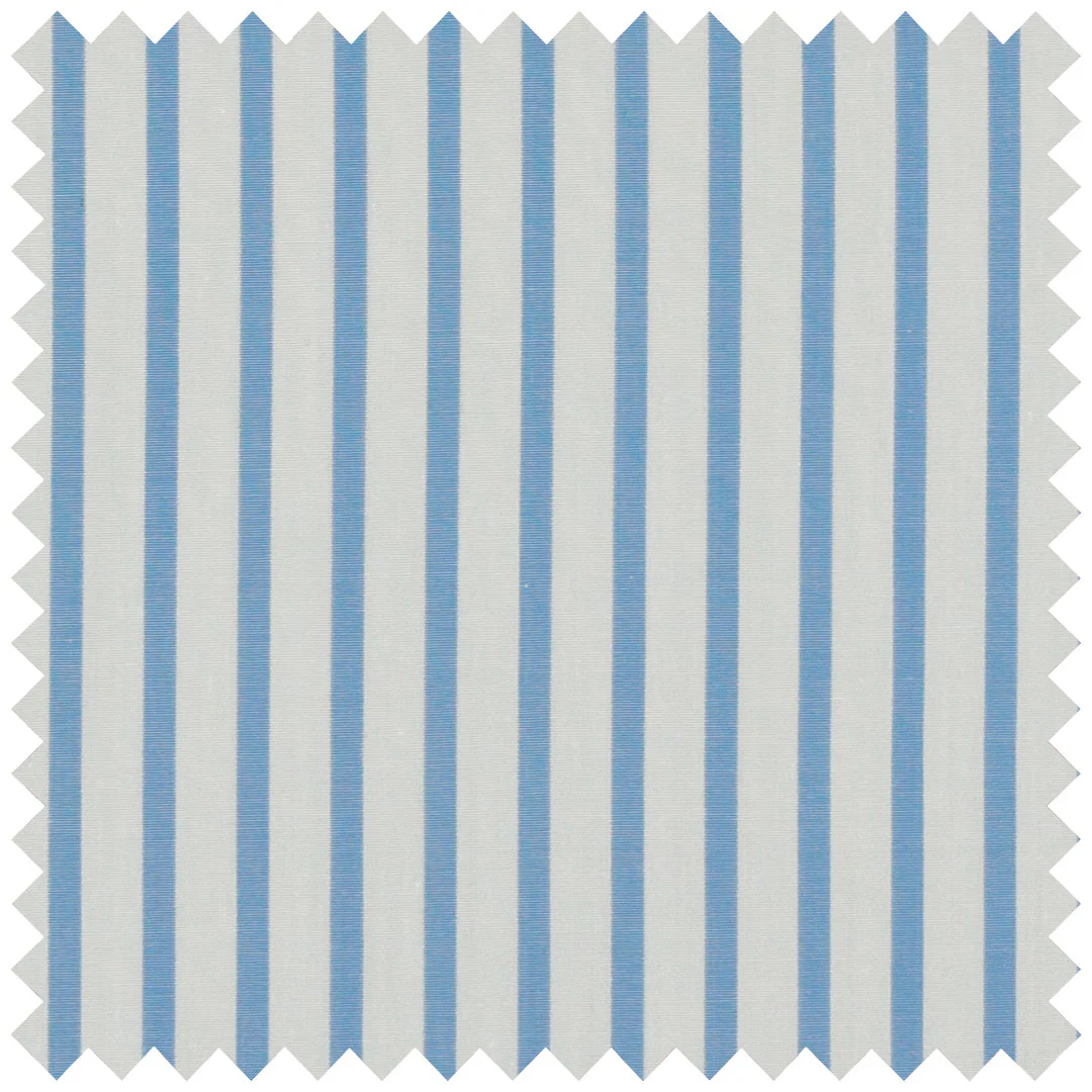 Loro Piana Sky Blue Pencil Stripe - Image 2
