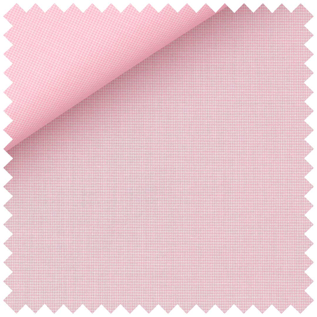 Pink Zephir Cotton Micro Puppytooth - Image 2