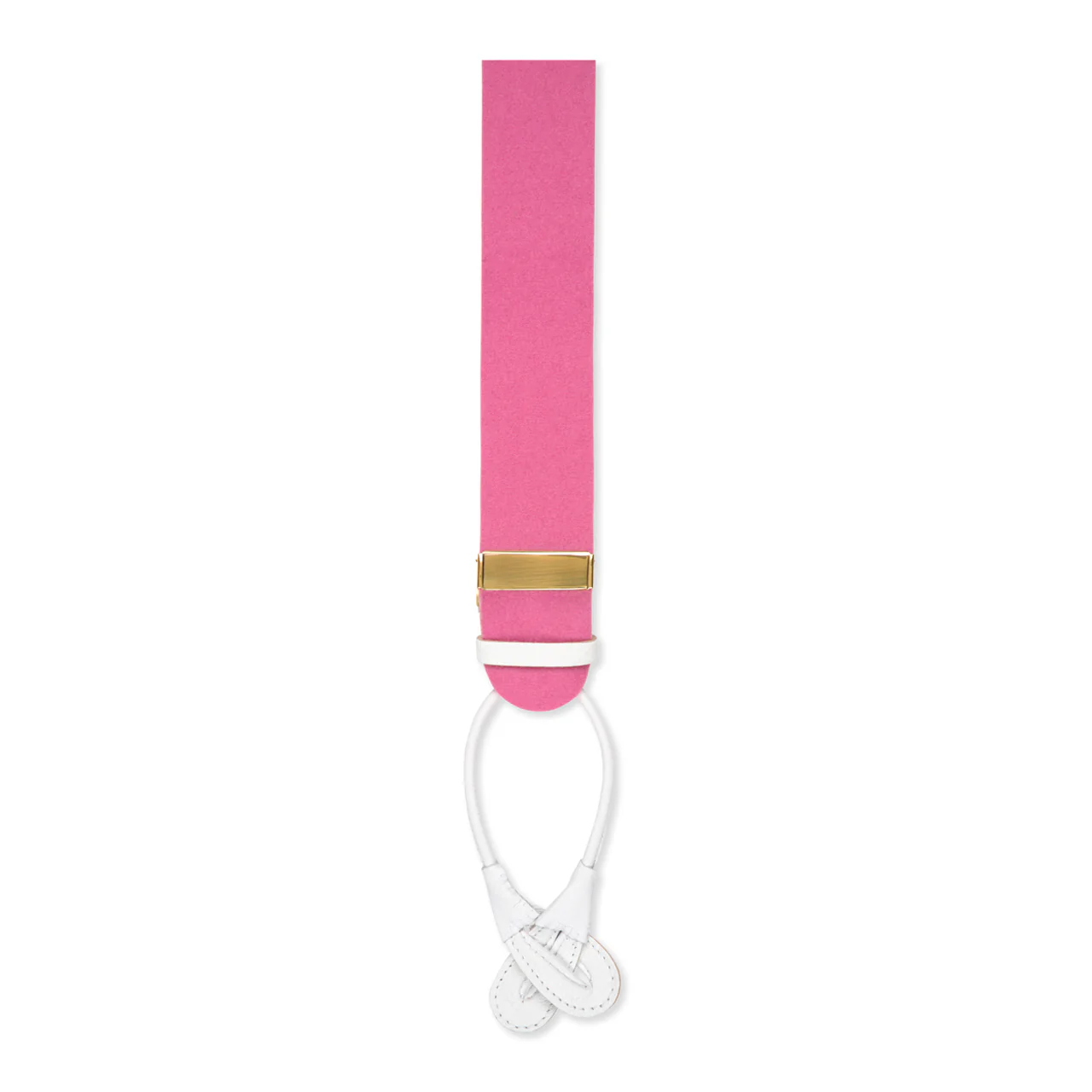 Plain Boxcloth Braces in Pink - Image 2