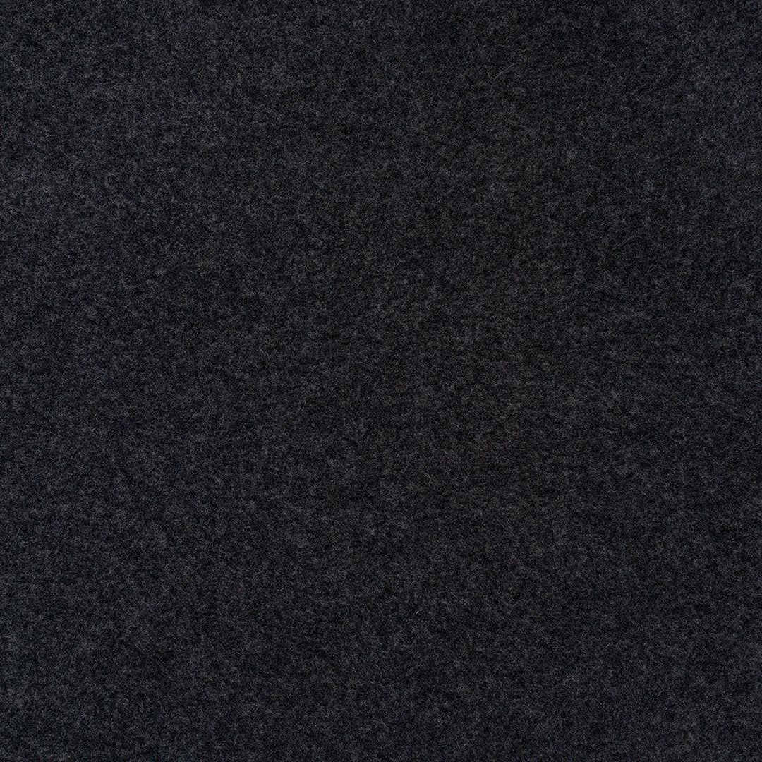 Cashmere and Wool Fleece Dressing Gown in Charcoal and Navy - Image 6