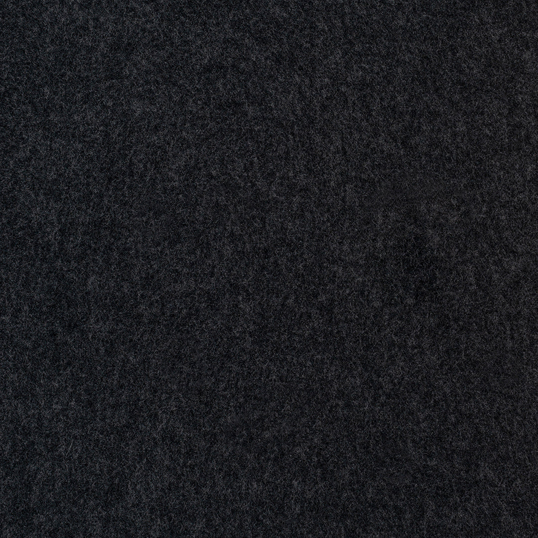 Cashmere and Wool Fleece Dressing Gown in Charcoal and Wine - Image 4