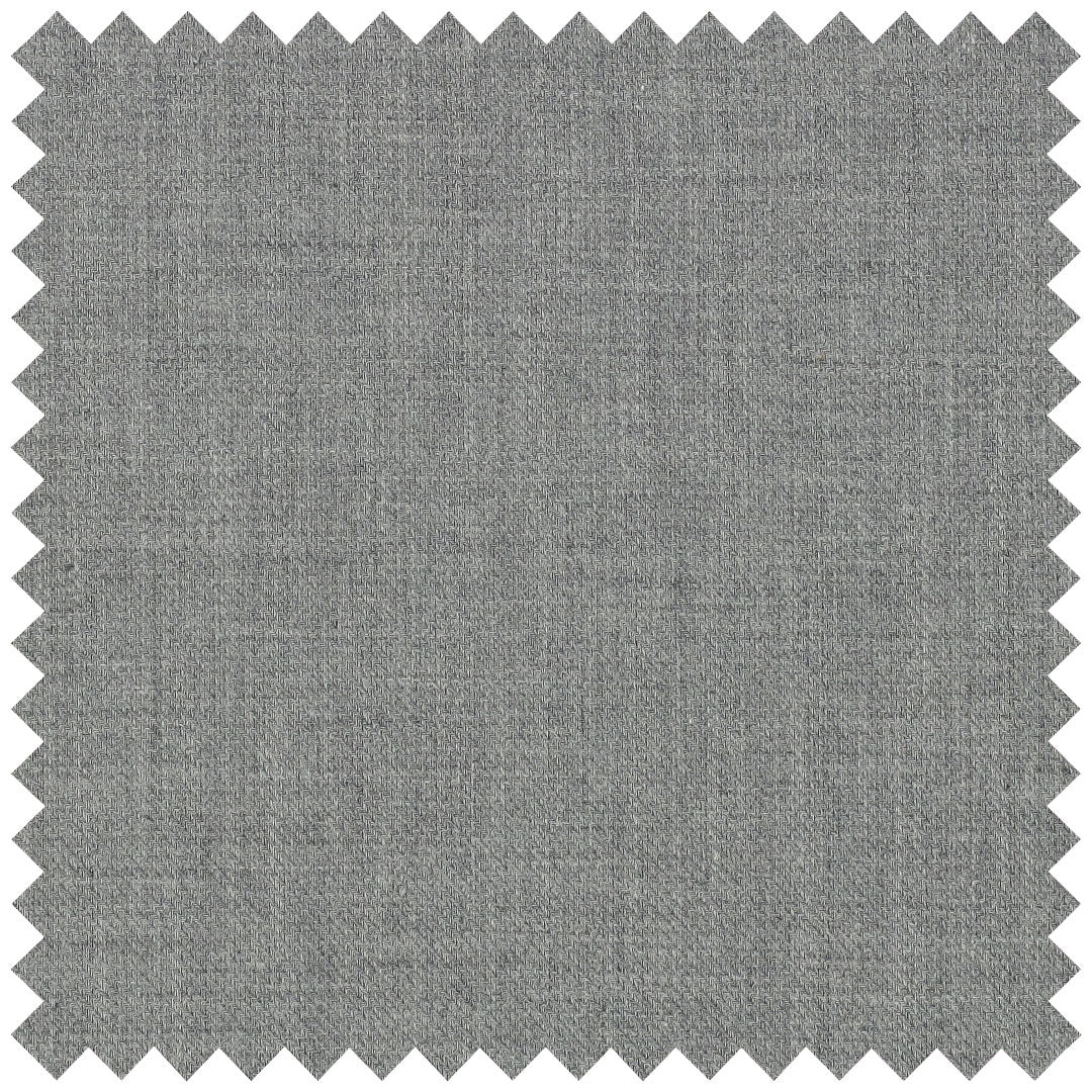 Plain Cotton Cashmere in Charcoal Grey