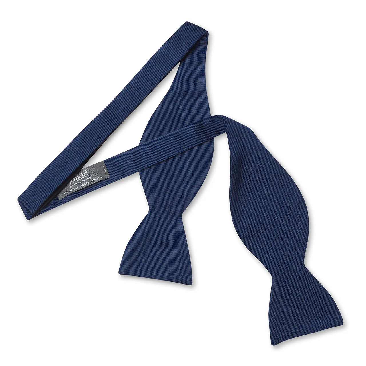 Plain Faille Self Tie Adjustable Thistle Bow Tie in Royal - Image 2