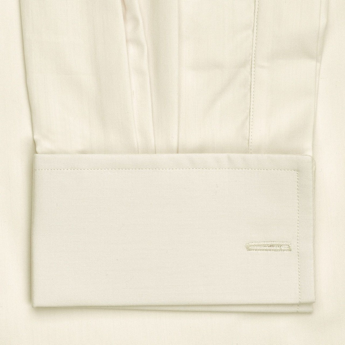 Plain Sea Island Shirt in Cream - Image 4