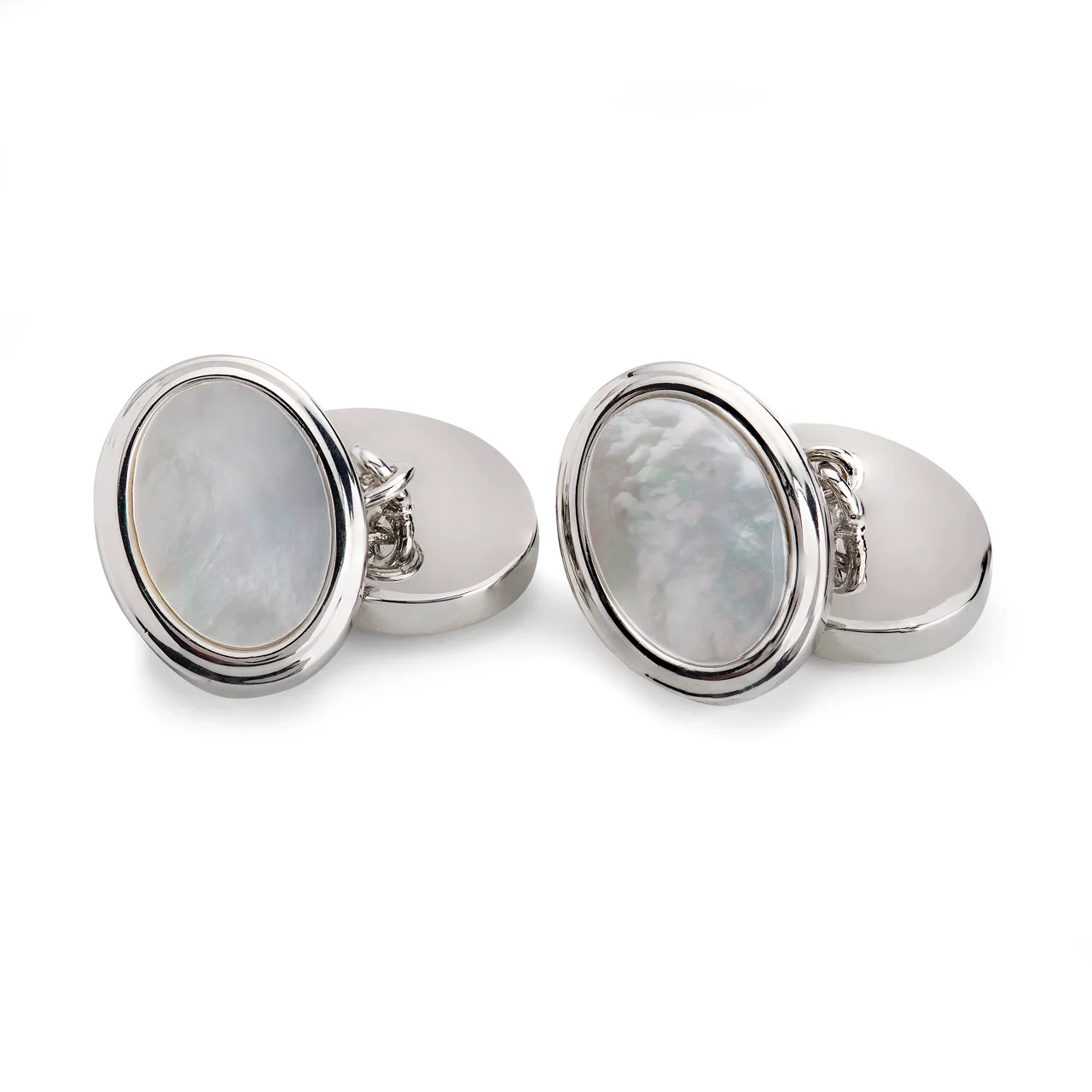 Rhodium and Mother of Pearl Half Suite - Image 3