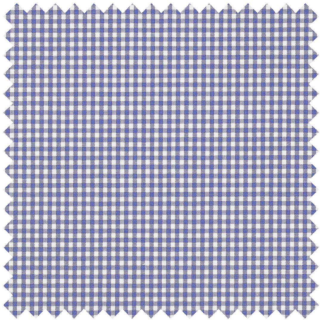 Royal Blue Zephir Gingham Check