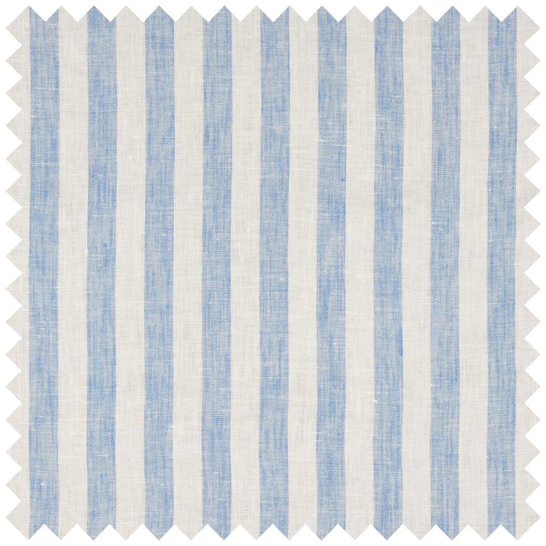 Sky candystripe linen with Aloe