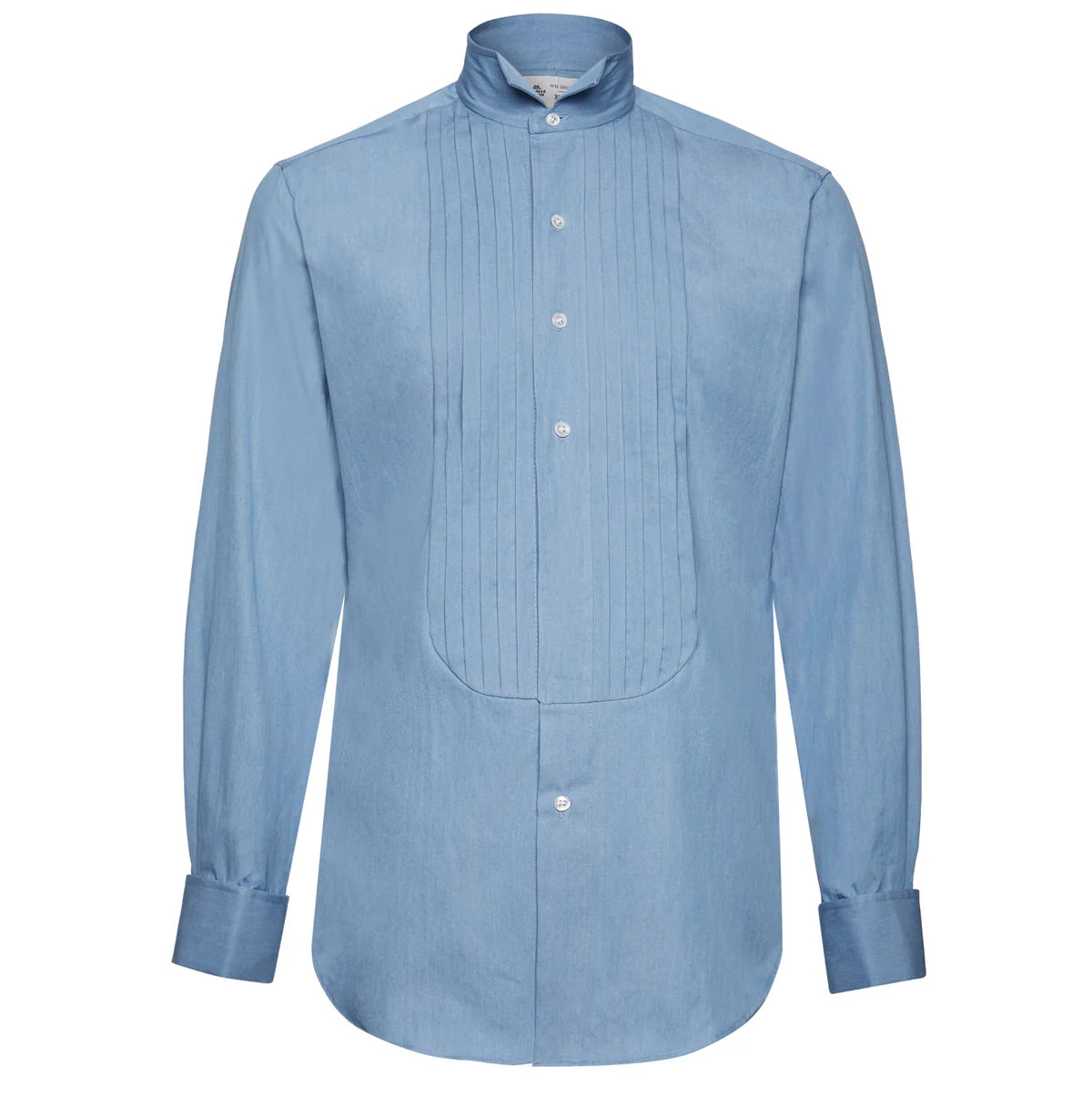 Special Order WMB Brown x Budd Hand-Pleat Shirt with Wing Collar - Image 5