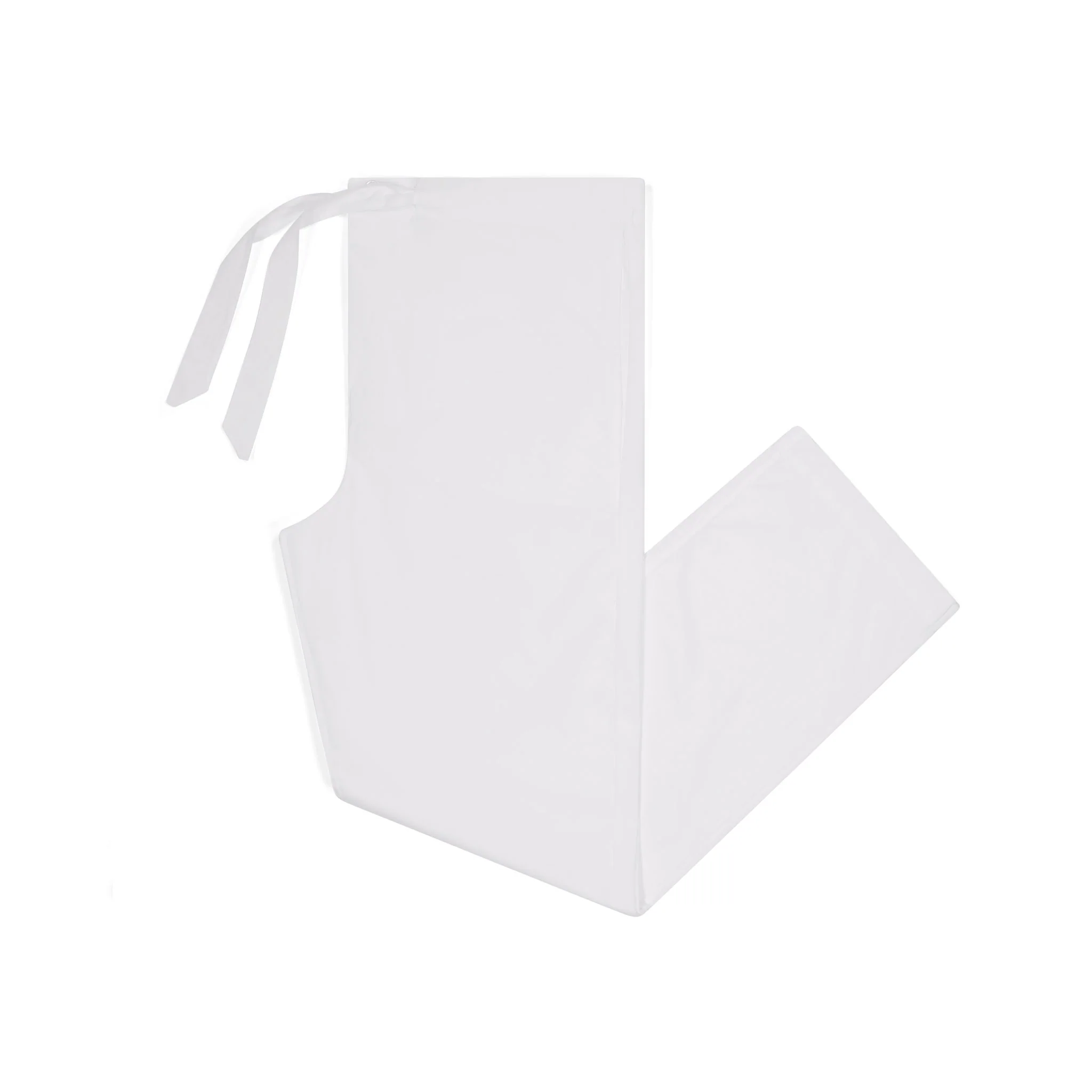 Tailored Fit Cotton Pyjamas in White and Blue - Image 3