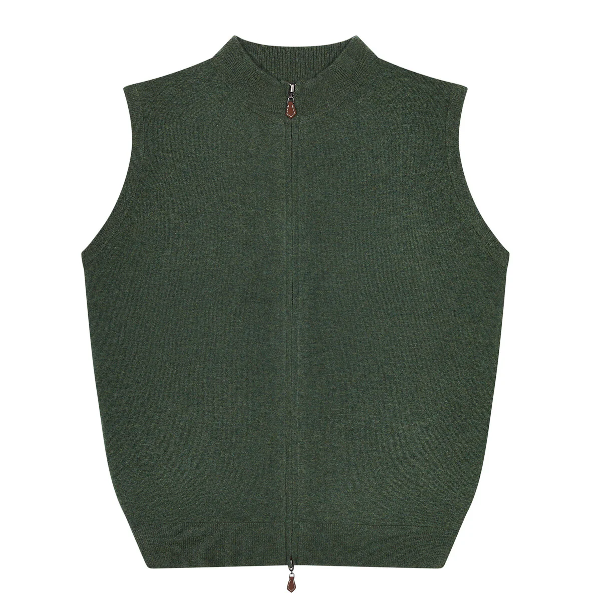 Welbeck Geelong Wool Gilet in Hunter