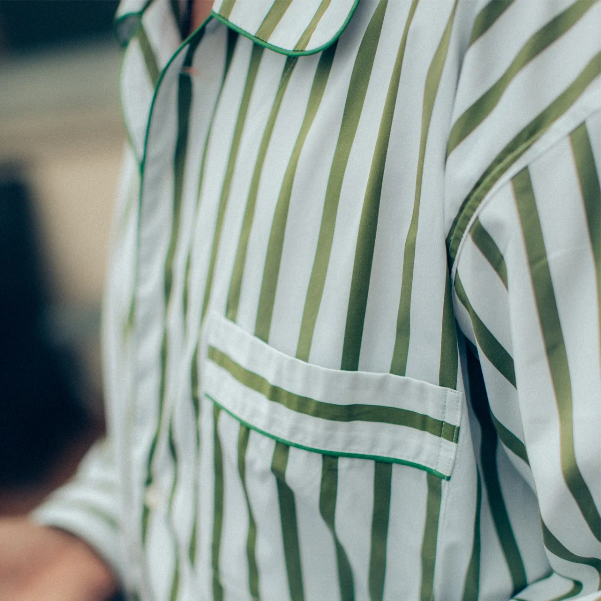 WM Brown Cocktail Stripe Nightshirt - Image 3