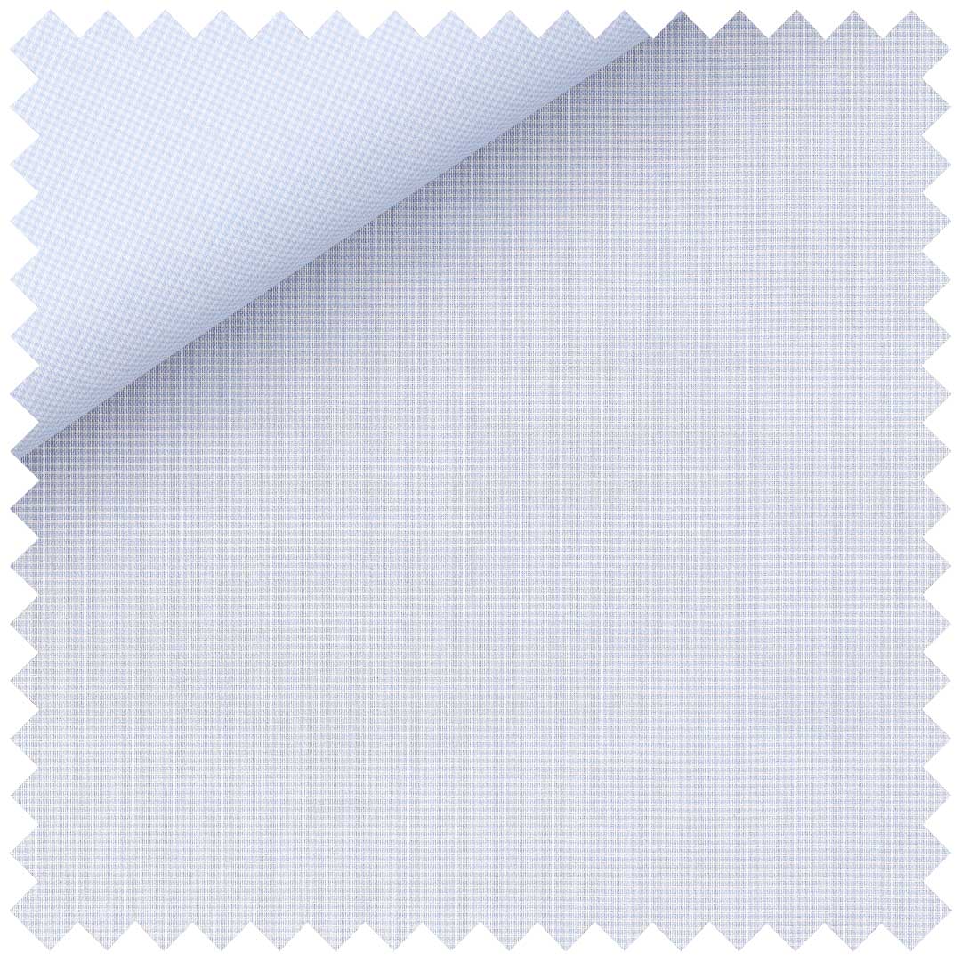 White Zephir Cotton Micro Puppytooth - Image 2